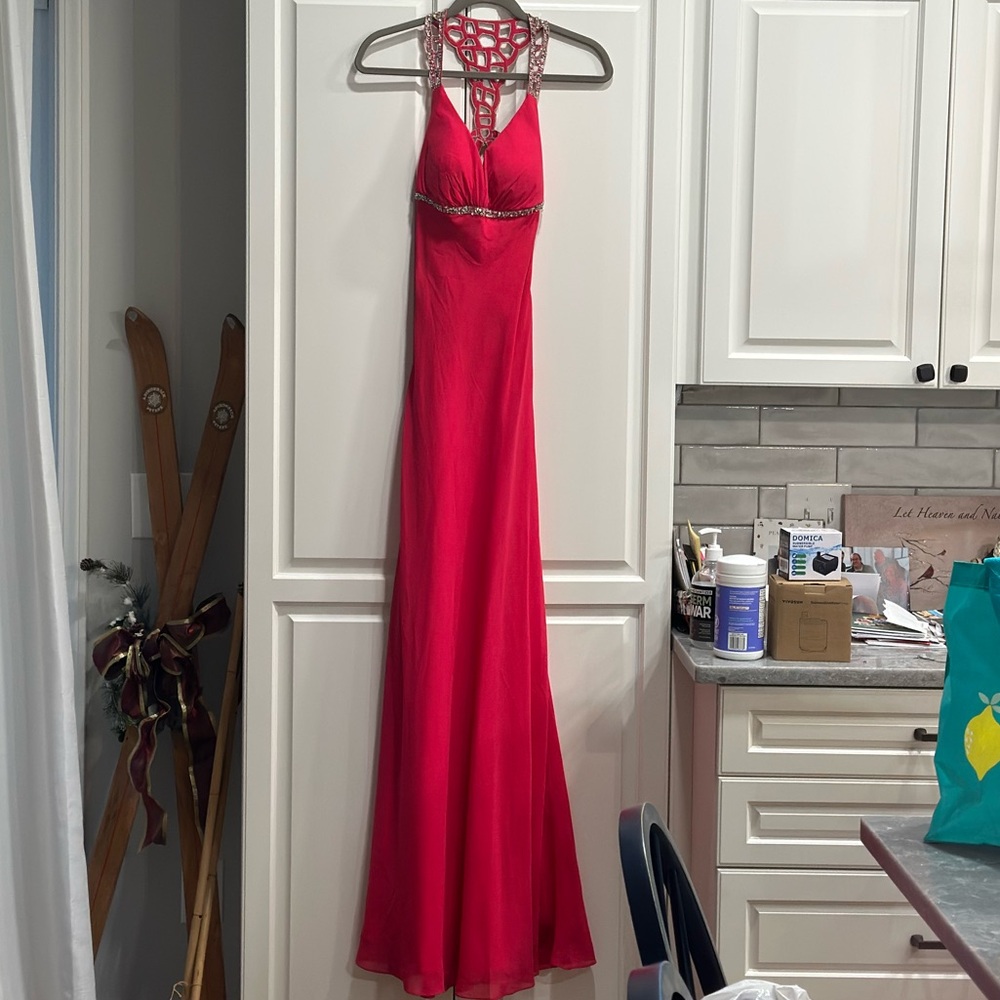 Faviana Couture Pink Prom Dress 6